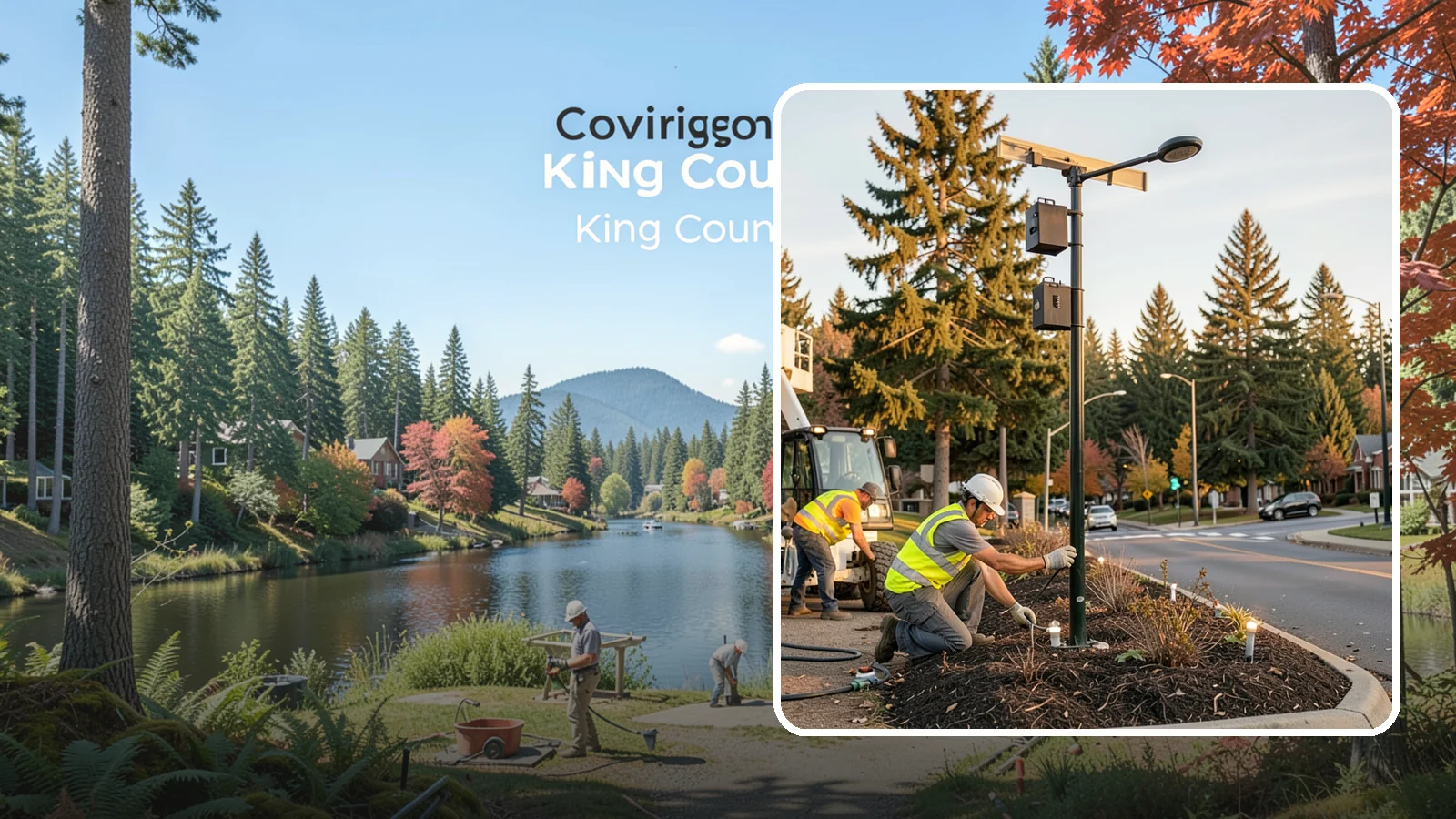 Landscape Lighting Maintenance in Covington, King County, WA - Ongoing upkeep of low-voltage landscape lighting across municipal grounds, entries, and civic spaces.