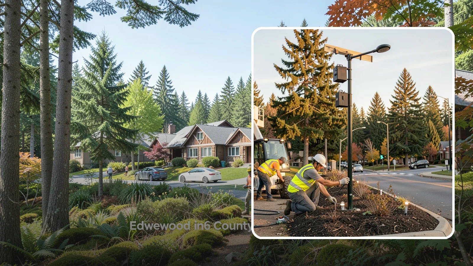 Landscape Lighting Maintenance in Edgewood, Pierce County, WA - Ongoing upkeep of low-voltage landscape lighting across municipal grounds, entries, and civic spaces.