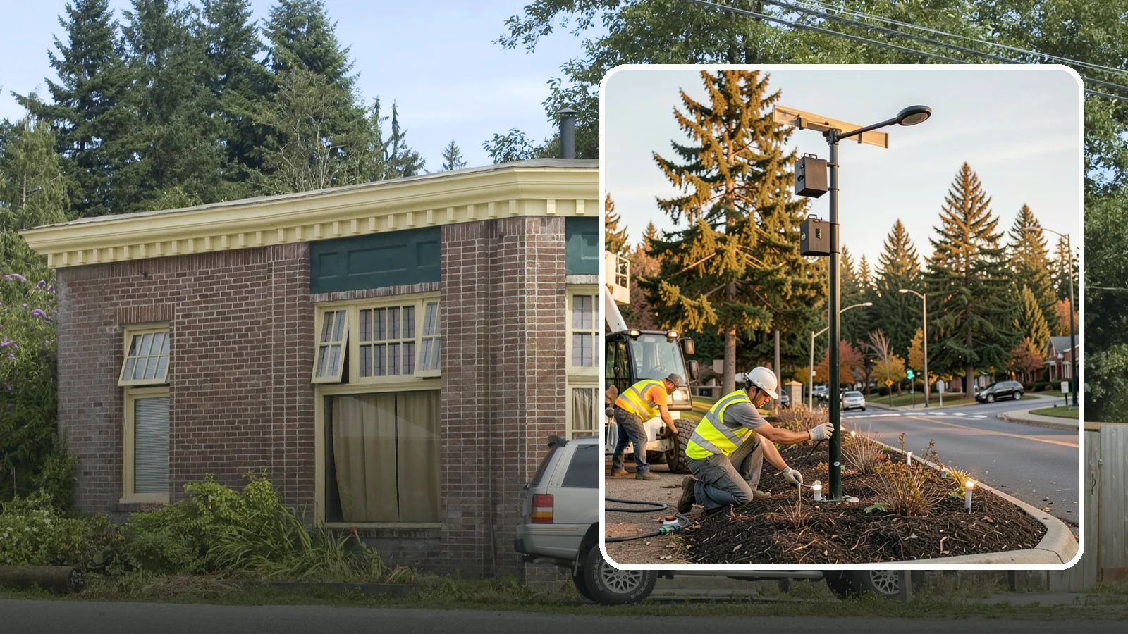 Landscape Lighting Maintenance in Hamilton, Skagit County, WA - Ongoing upkeep of low-voltage landscape lighting across municipal grounds, entries, and civic spaces.