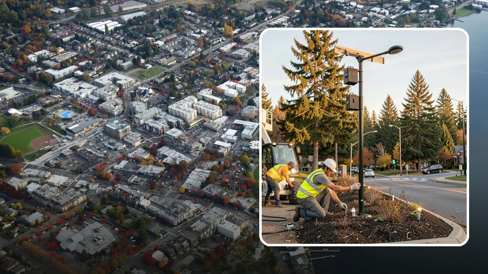 Landscape Lighting Maintenance in Kirkland, King County, WA - Ongoing upkeep of low-voltage landscape lighting across municipal grounds, entries, and civic spaces.