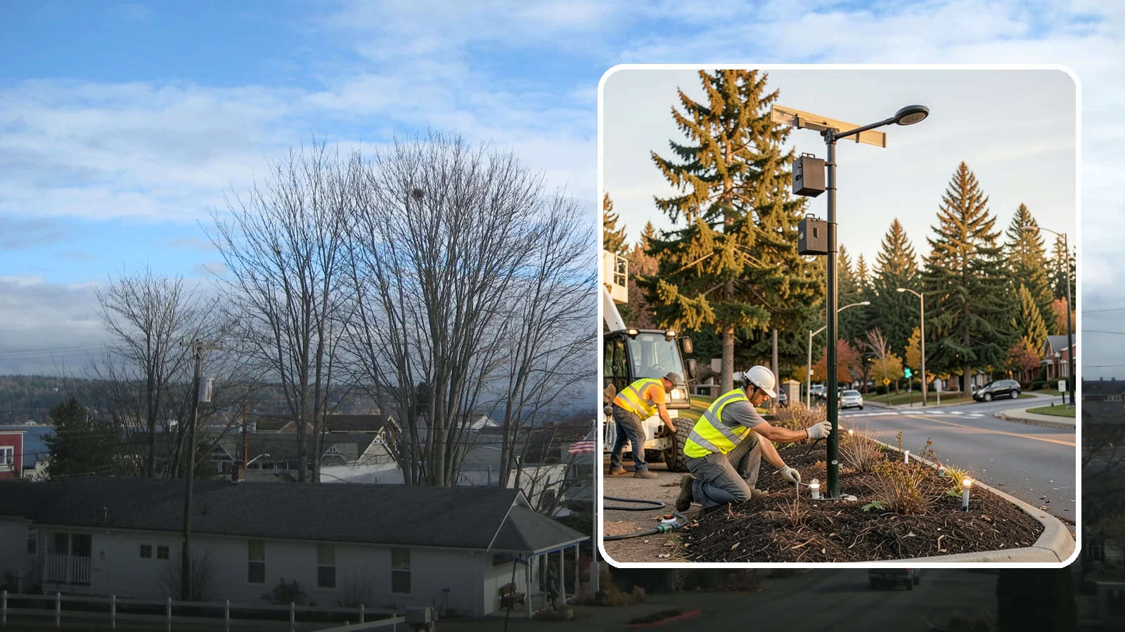 Landscape Lighting Maintenance in Langley, Island County, WA - Ongoing upkeep of low-voltage landscape lighting across municipal grounds, entries, and civic spaces.