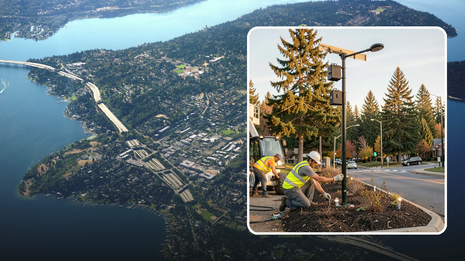 Landscape Lighting Maintenance in Mercer Island, King County, WA - Ongoing upkeep of low-voltage landscape lighting across municipal grounds, entries, and civic spaces.