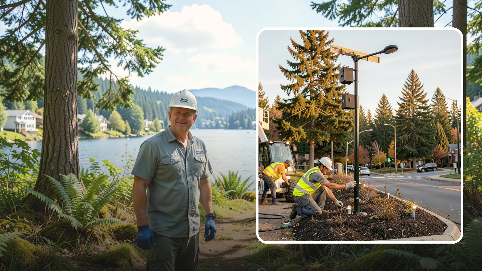 Landscape Lighting Maintenance in Milton, King County, WA - Ongoing upkeep of low-voltage landscape lighting across municipal grounds, entries, and civic spaces.