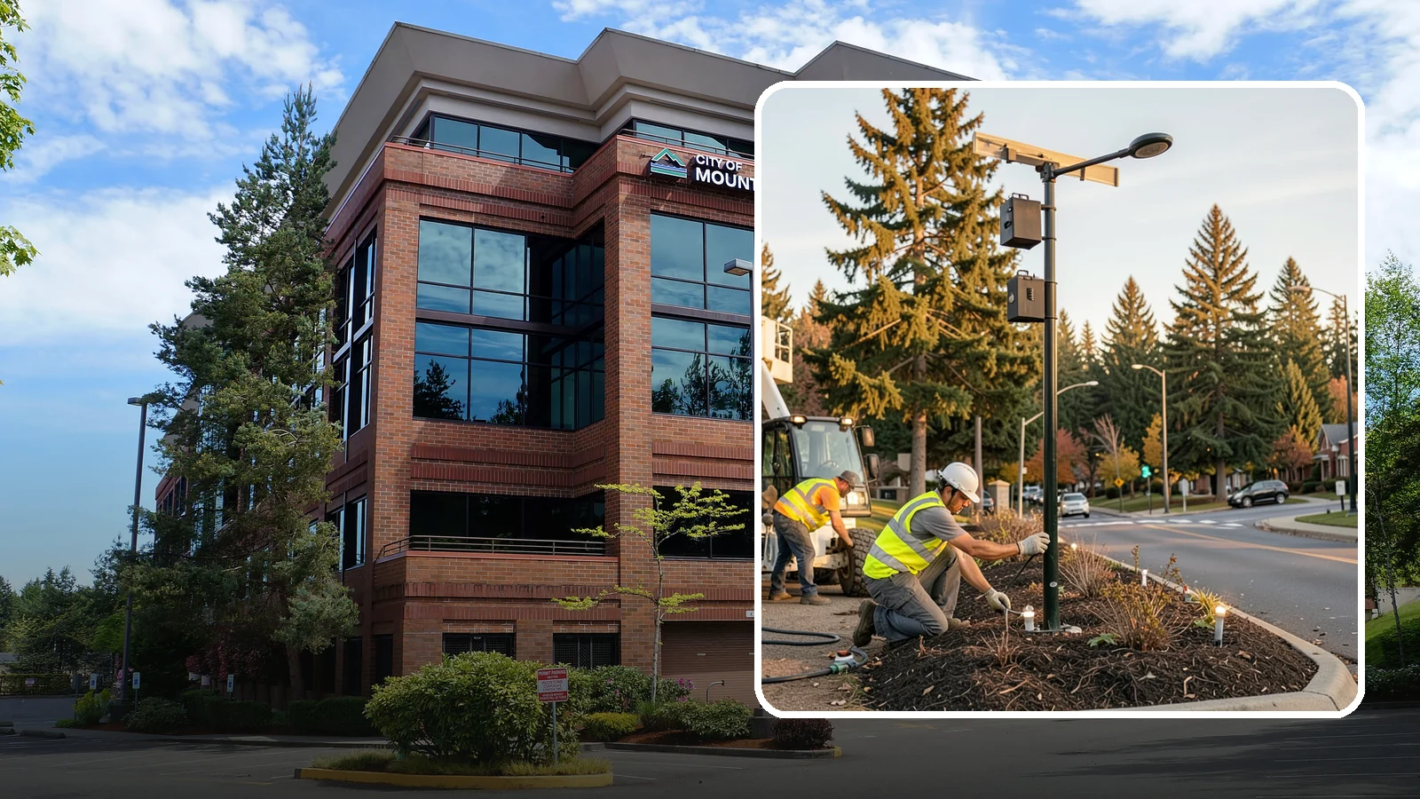 Landscape Lighting Maintenance in Mountlake Terrace, Snohomish County, WA - Ongoing upkeep of low-voltage landscape lighting across municipal grounds, entries, and civic spaces.