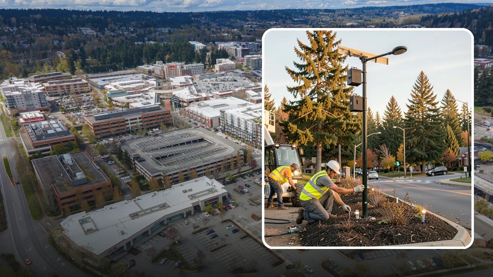 Landscape Lighting Maintenance in Redmond, King County, WA - Ongoing upkeep of low-voltage landscape lighting across municipal grounds, entries, and civic spaces.