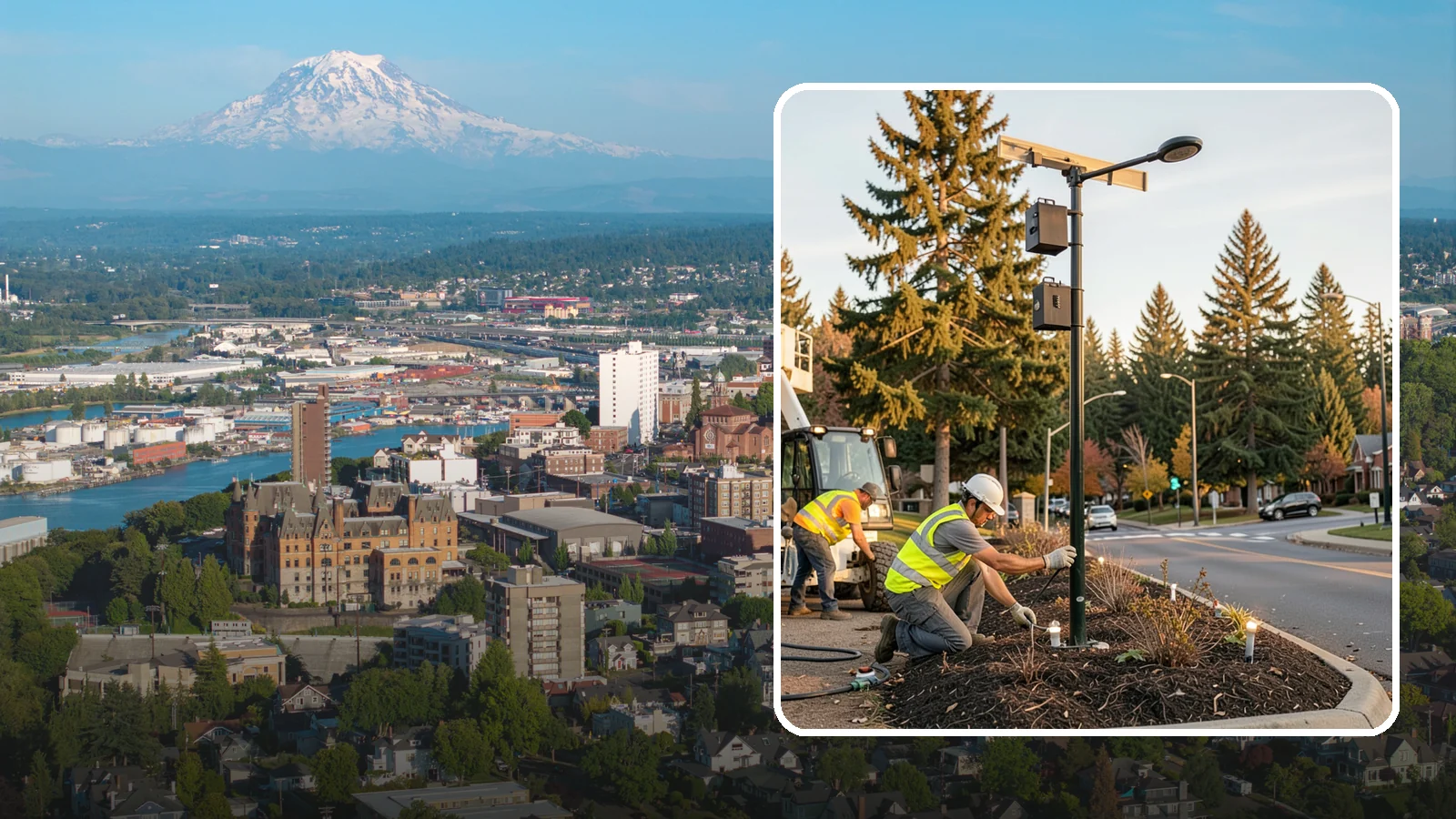 Landscape Lighting Maintenance in Tacoma, Pierce County, WA - Ongoing upkeep of low-voltage landscape lighting across municipal grounds, entries, and civic spaces.