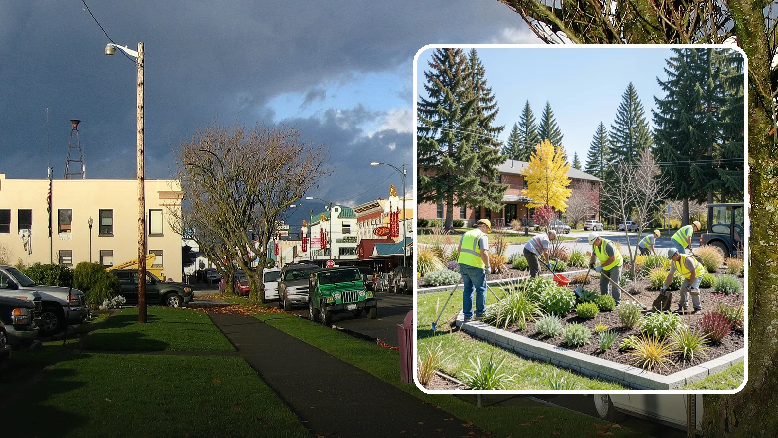 Landscape Renovations in Arlington, Snohomish County, WA - Renovation of tired or failing public landscapes into durable, low-maintenance, and attractive grounds.