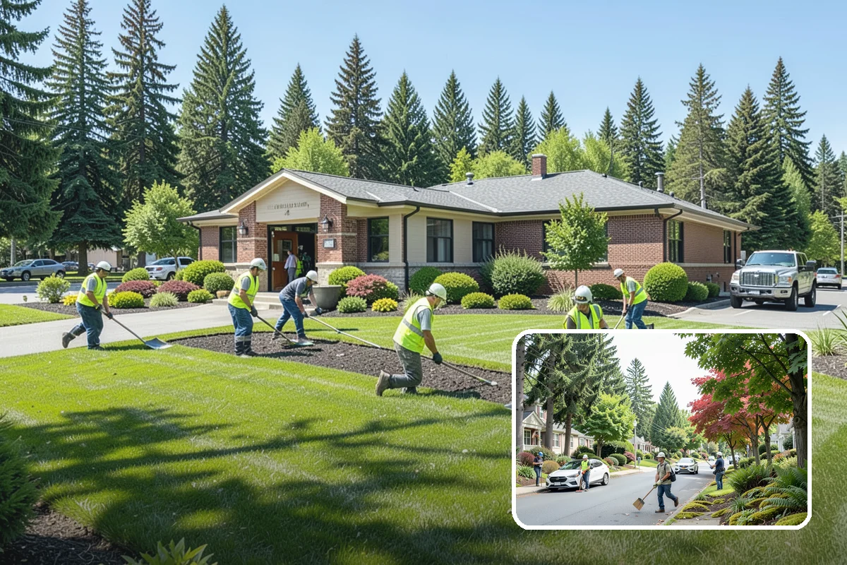 Landscape Renovations in Beaux Arts Village, King County, WA - Modernized grounds with lower long-term maintenance cost