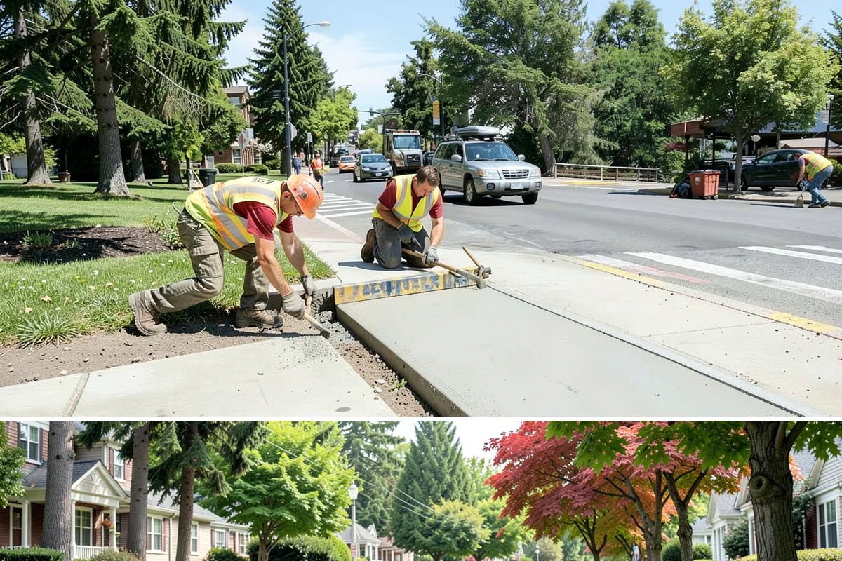 Landscape Renovations in Beaux Arts Village, King County, WA - Renovation planting is best scheduled for fall or spring when Northwest rains help new plants establish, with hardscape and prep...