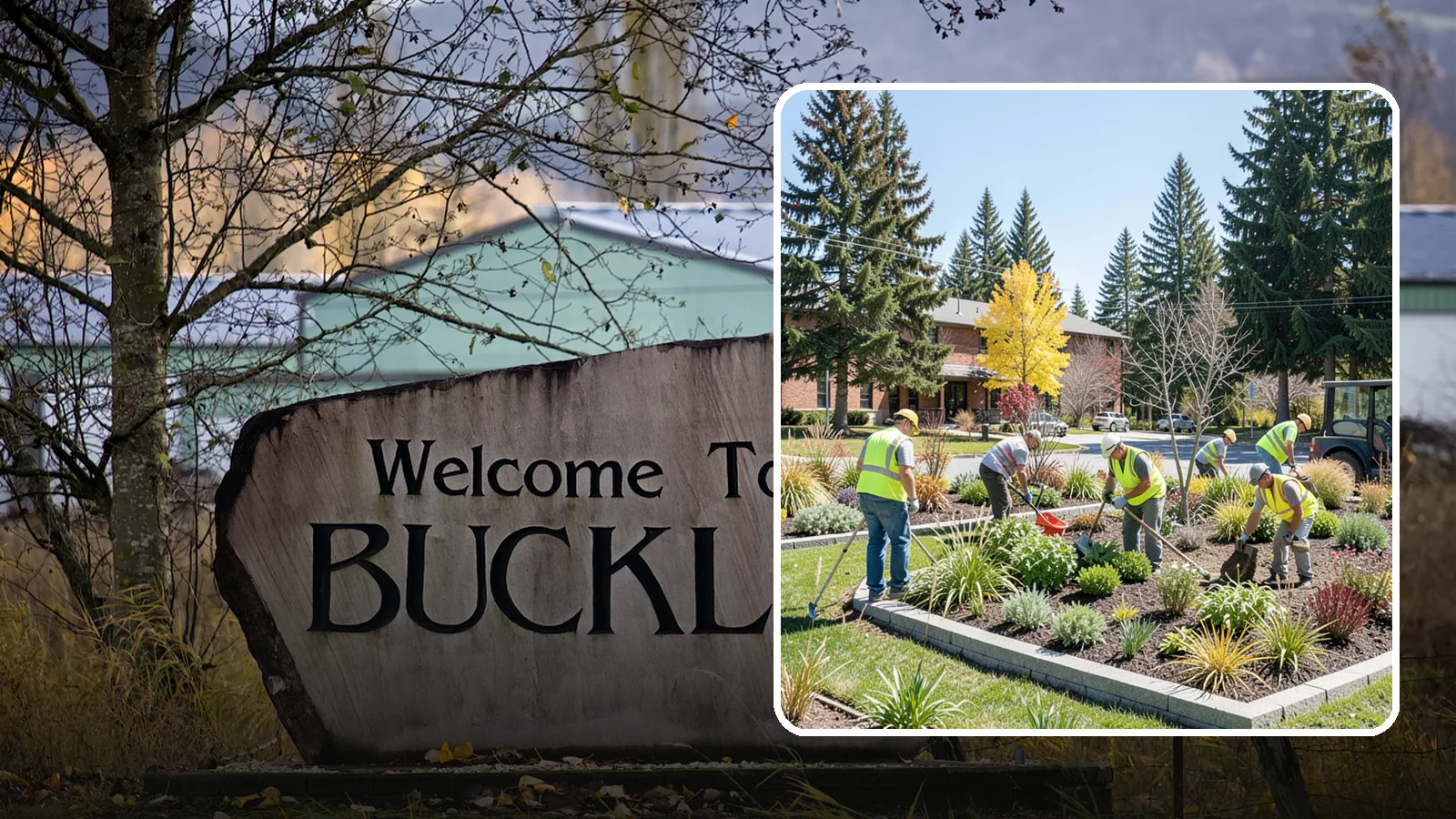 Landscape Renovations in Buckley, Pierce County, WA - Renovation of tired or failing public landscapes into durable, low-maintenance, and attractive grounds.
