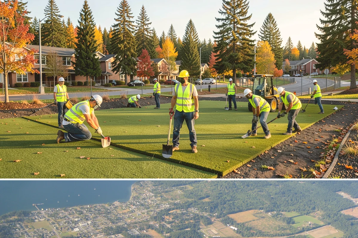 Landscape Renovations in Coupeville, Island County, WA - Renovation planting is best scheduled for fall or spring when Northwest rains help new plants establish, with hardscape and prep...