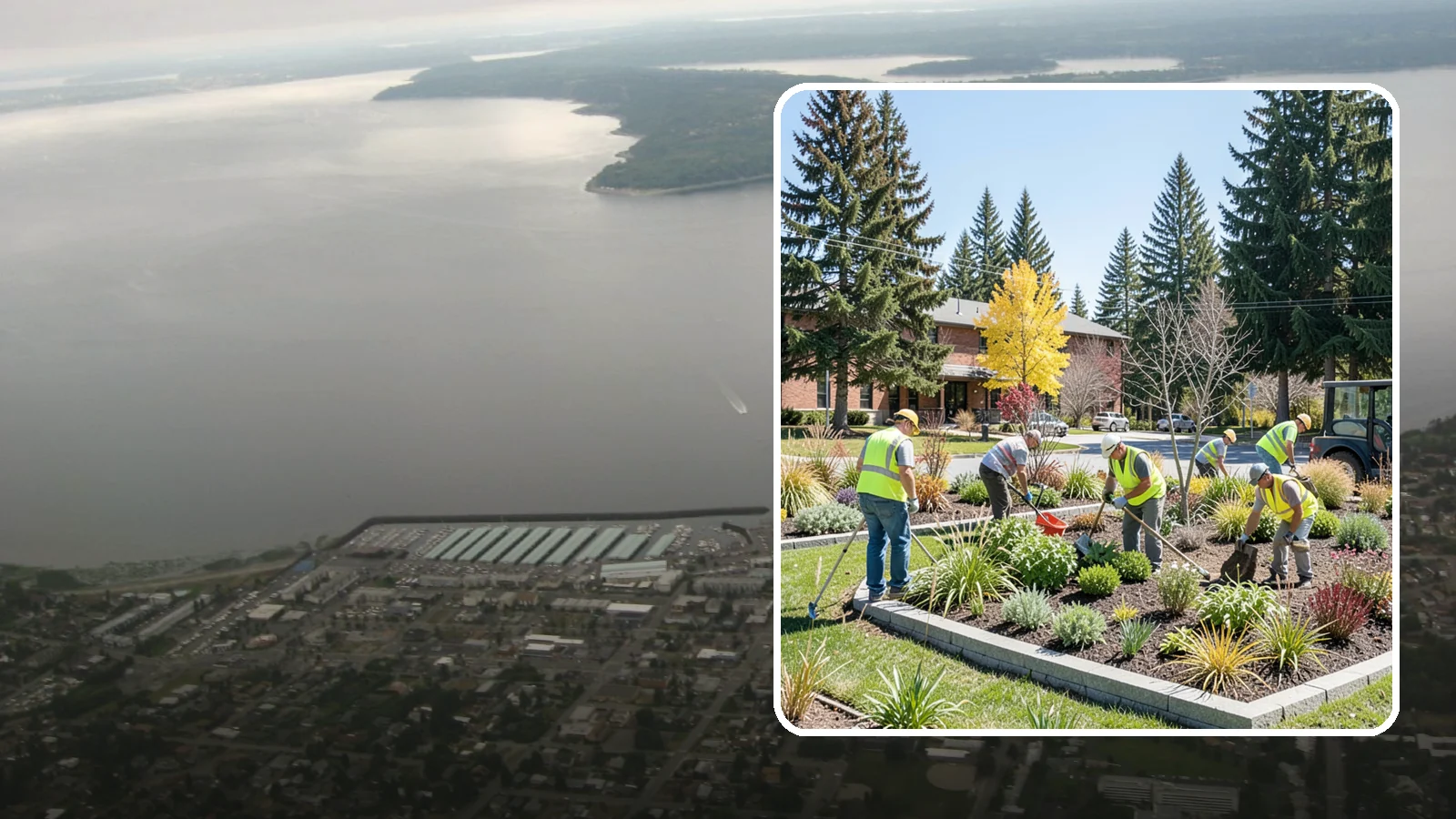 Landscape Renovations in Des Moines, King County, WA - Renovation of tired or failing public landscapes into durable, low-maintenance, and attractive grounds.