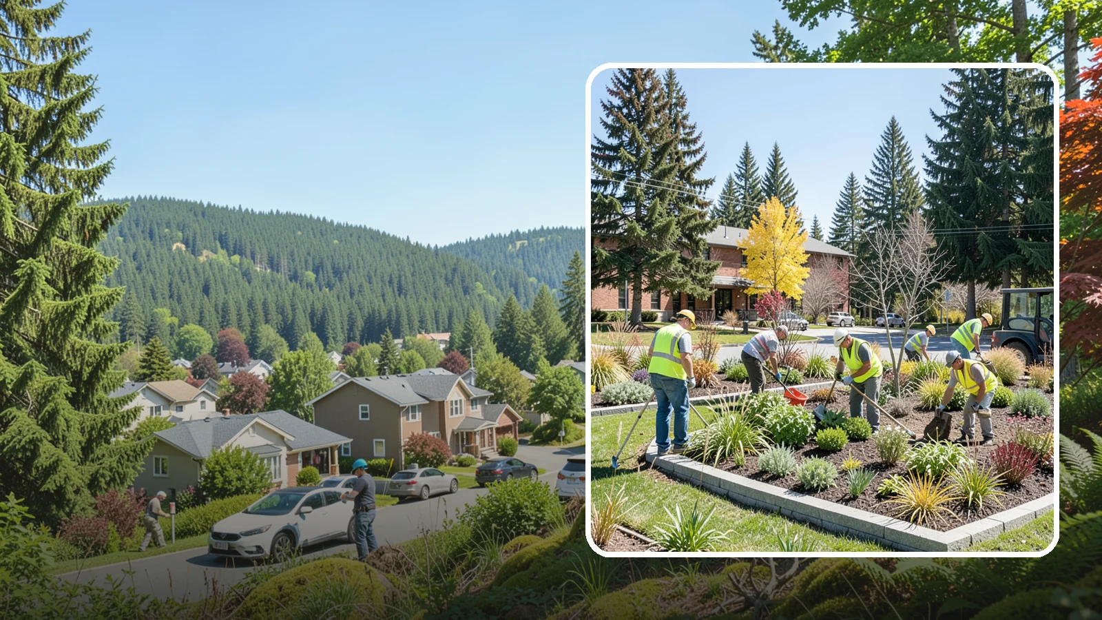 Landscape Renovations in Index, Snohomish County, WA - Renovation of tired or failing public landscapes into durable, low-maintenance, and attractive grounds.