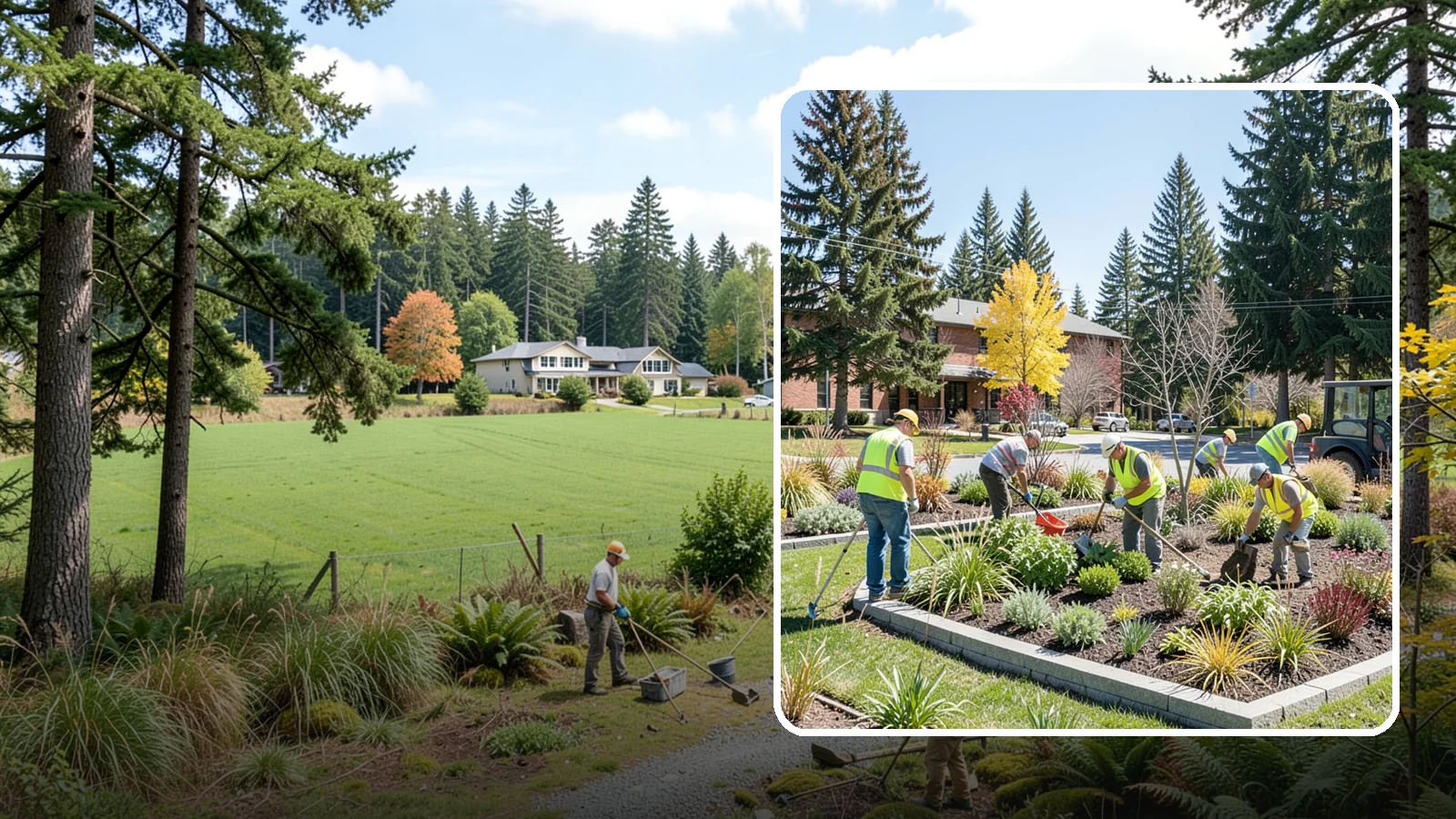 Landscape Renovations in Lyman, Skagit County, WA - Renovation of tired or failing public landscapes into durable, low-maintenance, and attractive grounds.