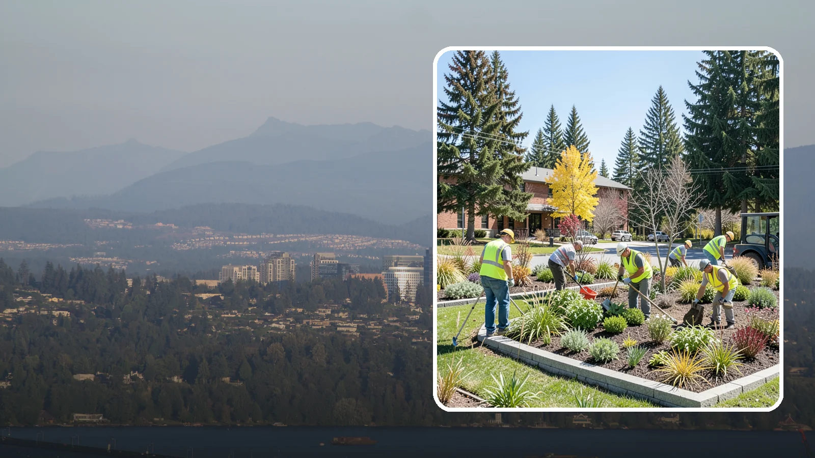 Landscape Renovations in Medina, King County, WA - Renovation of tired or failing public landscapes into durable, low-maintenance, and attractive grounds.