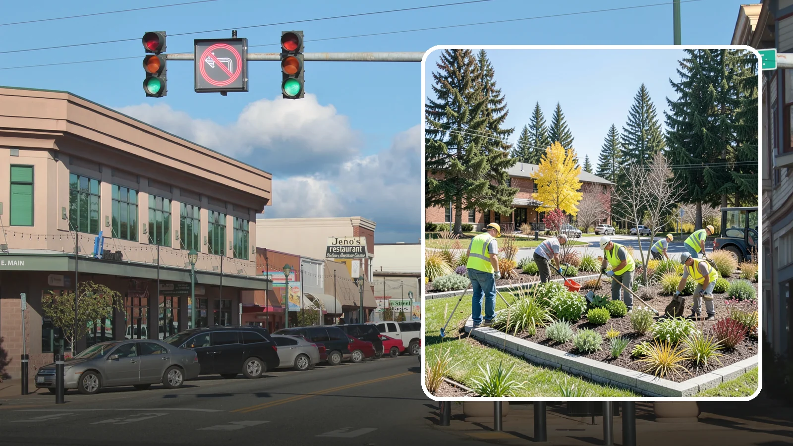 Landscape Renovations in Monroe, Snohomish County, WA - Renovation of tired or failing public landscapes into durable, low-maintenance, and attractive grounds.