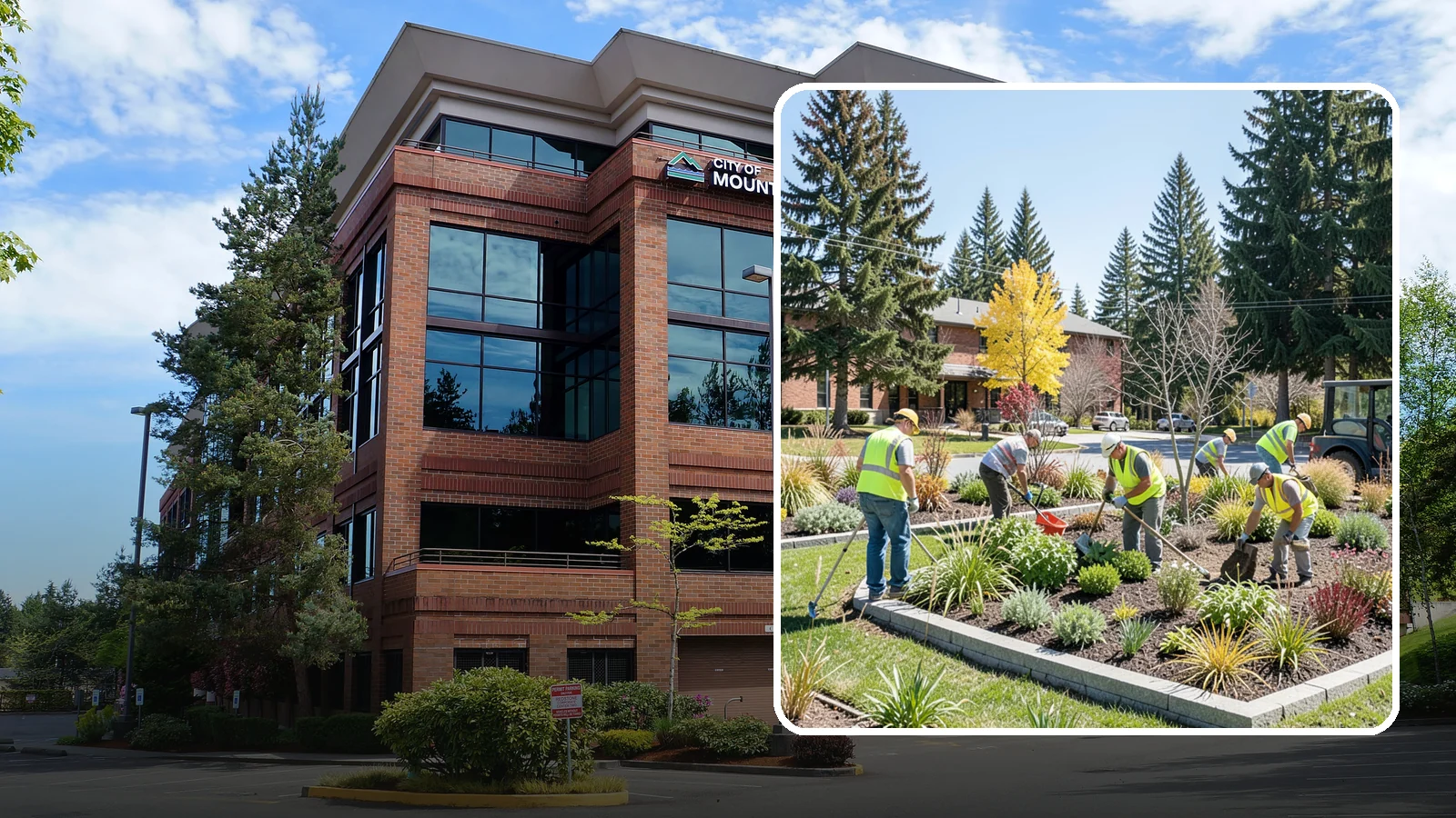 Landscape Renovations in Mountlake Terrace, Snohomish County, WA - Renovation of tired or failing public landscapes into durable, low-maintenance, and attractive grounds.