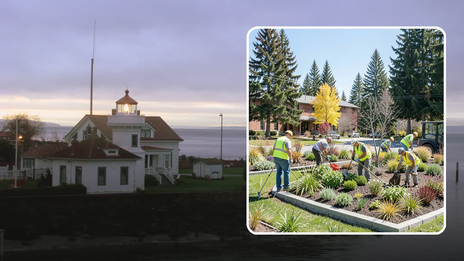 Landscape Renovations in Mukilteo, Snohomish County, WA - Renovation of tired or failing public landscapes into durable, low-maintenance, and attractive grounds.