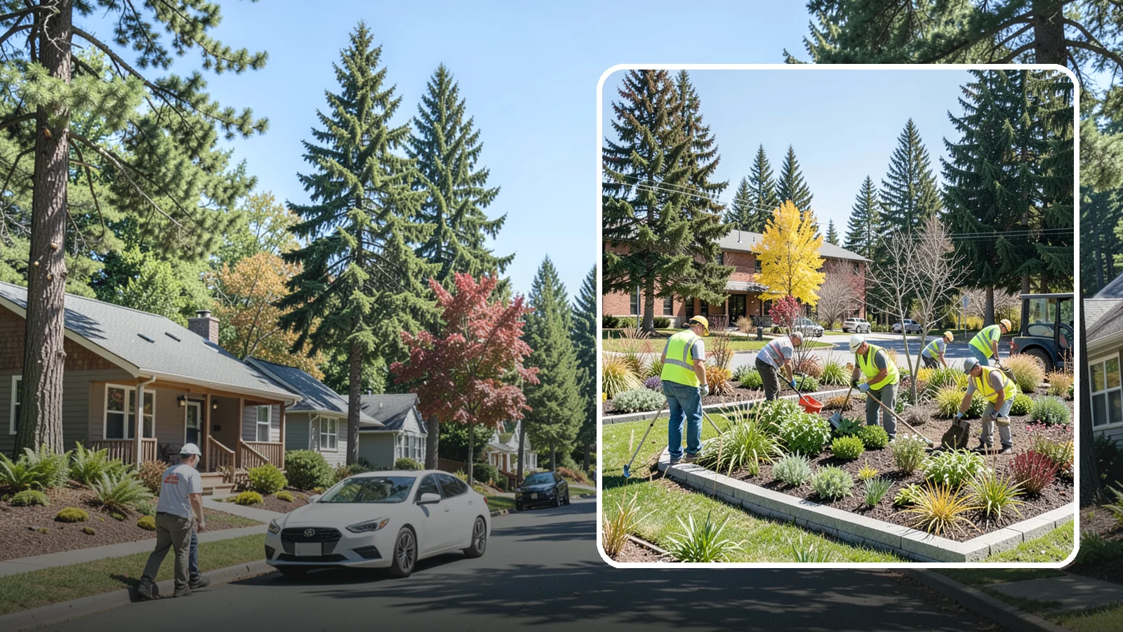 Landscape Renovations in Orting, Pierce County, WA - Renovation of tired or failing public landscapes into durable, low-maintenance, and attractive grounds.