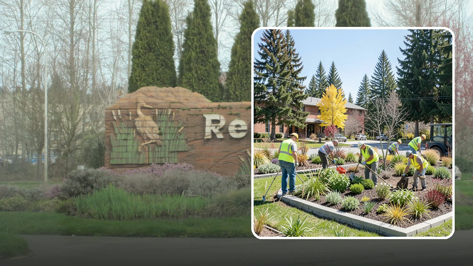 Landscape Renovations in Renton, King County, WA - Renovation of tired or failing public landscapes into durable, low-maintenance, and attractive grounds.