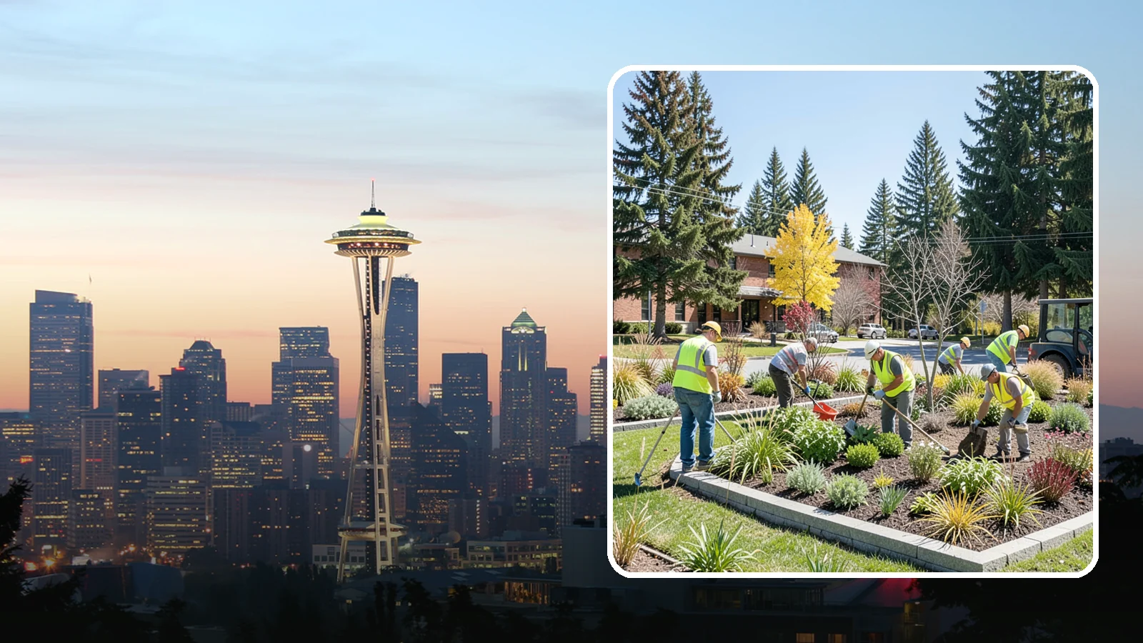 Landscape Renovations in Seattle, King County, WA - Renovation of tired or failing public landscapes into durable, low-maintenance, and attractive grounds.