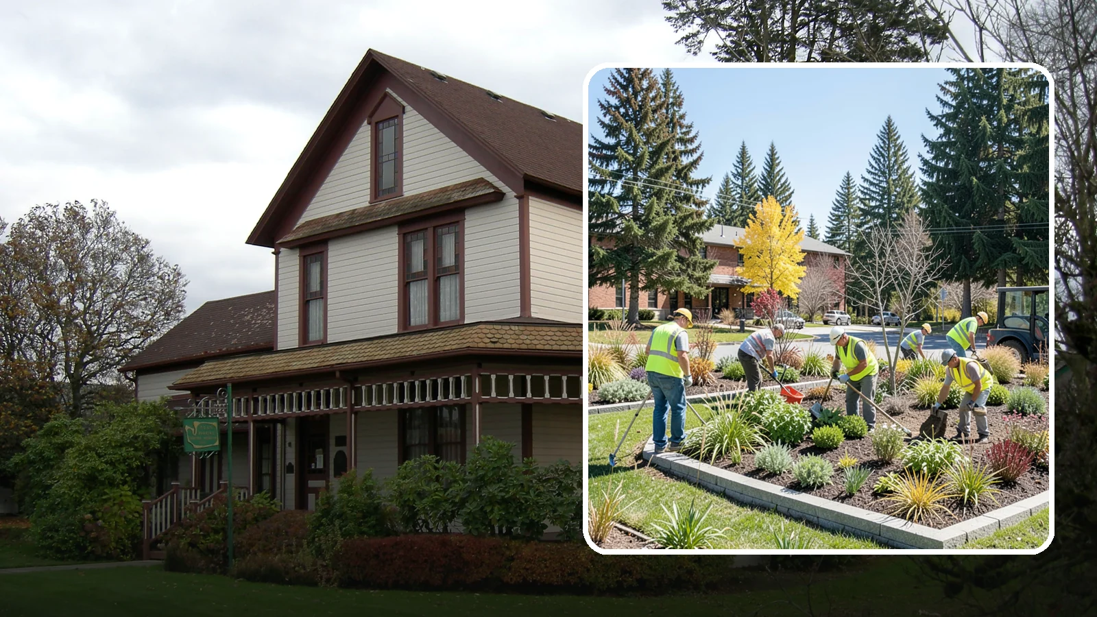 Landscape Renovations in Sumner, Pierce County, WA - Renovation of tired or failing public landscapes into durable, low-maintenance, and attractive grounds.