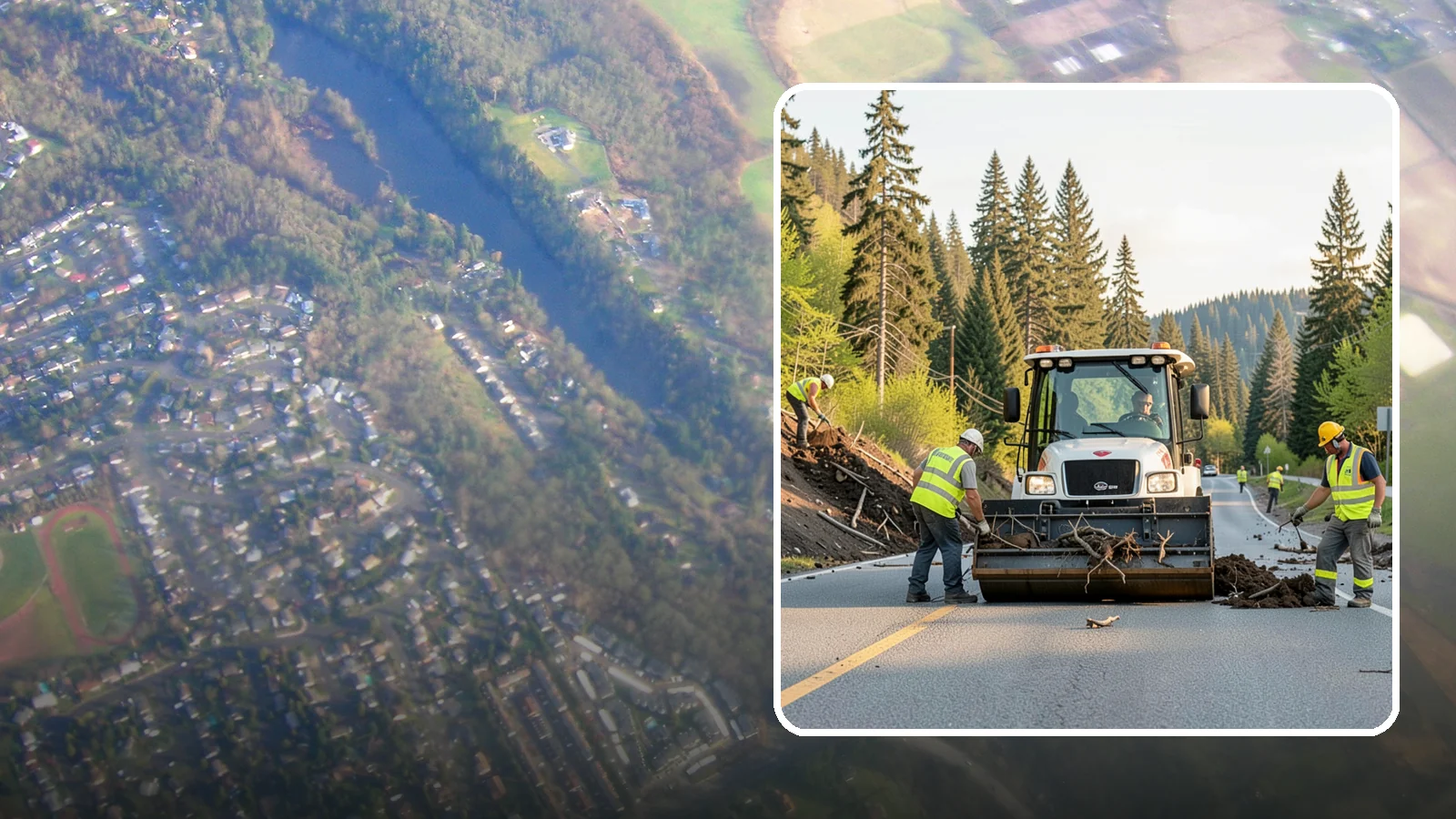 Landslide Debris Removal in Algona, King County, WA - Safe removal of slide material from roads, trails, and public sites following slope failures in hillside communities.
