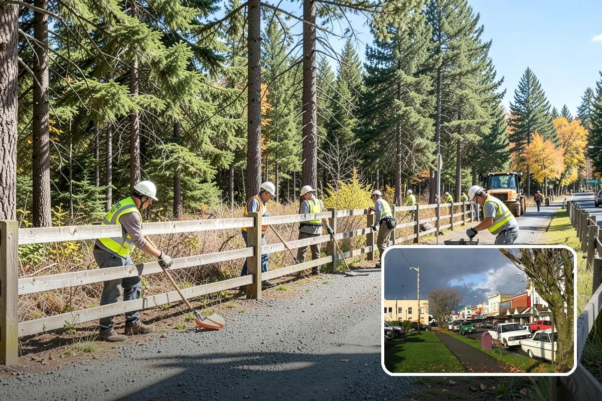 Landslide Debris Removal in Arlington, Snohomish County, WA - Reopens buried access routes with slope-instability precautions in place