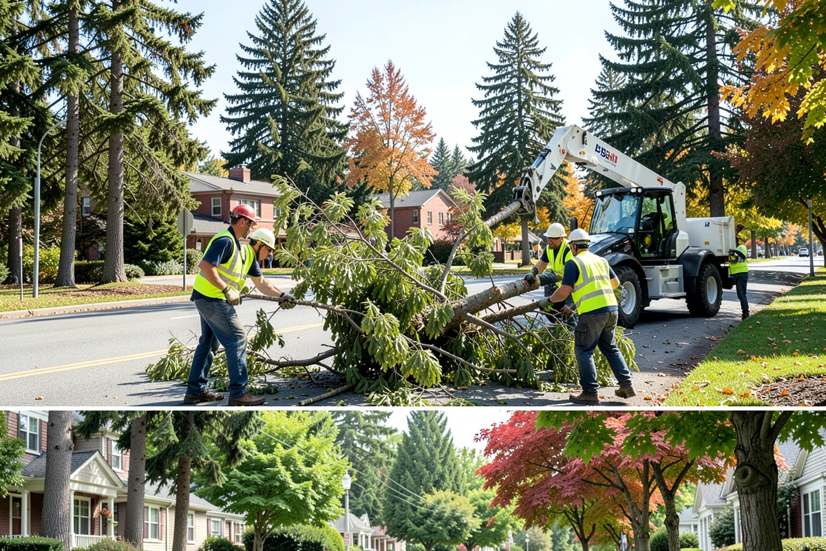 Landslide Debris Removal in Beaux Arts Village, King County, WA - Slide activity intensifies from December through March as prolonged rainfall saturates hillside soils across the region.