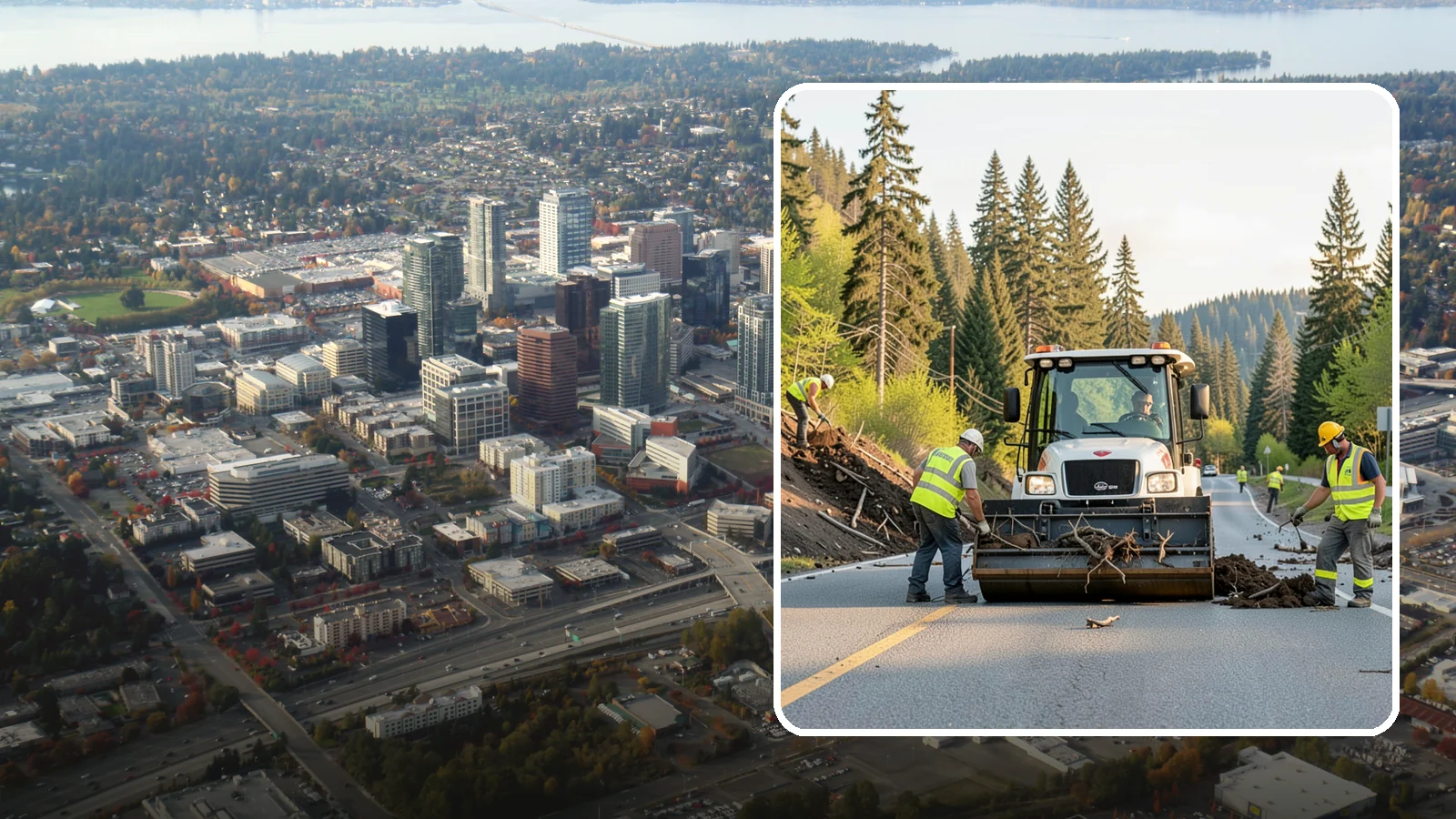 Landslide Debris Removal in Bellevue, King County, WA - Safe removal of slide material from roads, trails, and public sites following slope failures in hillside communities.