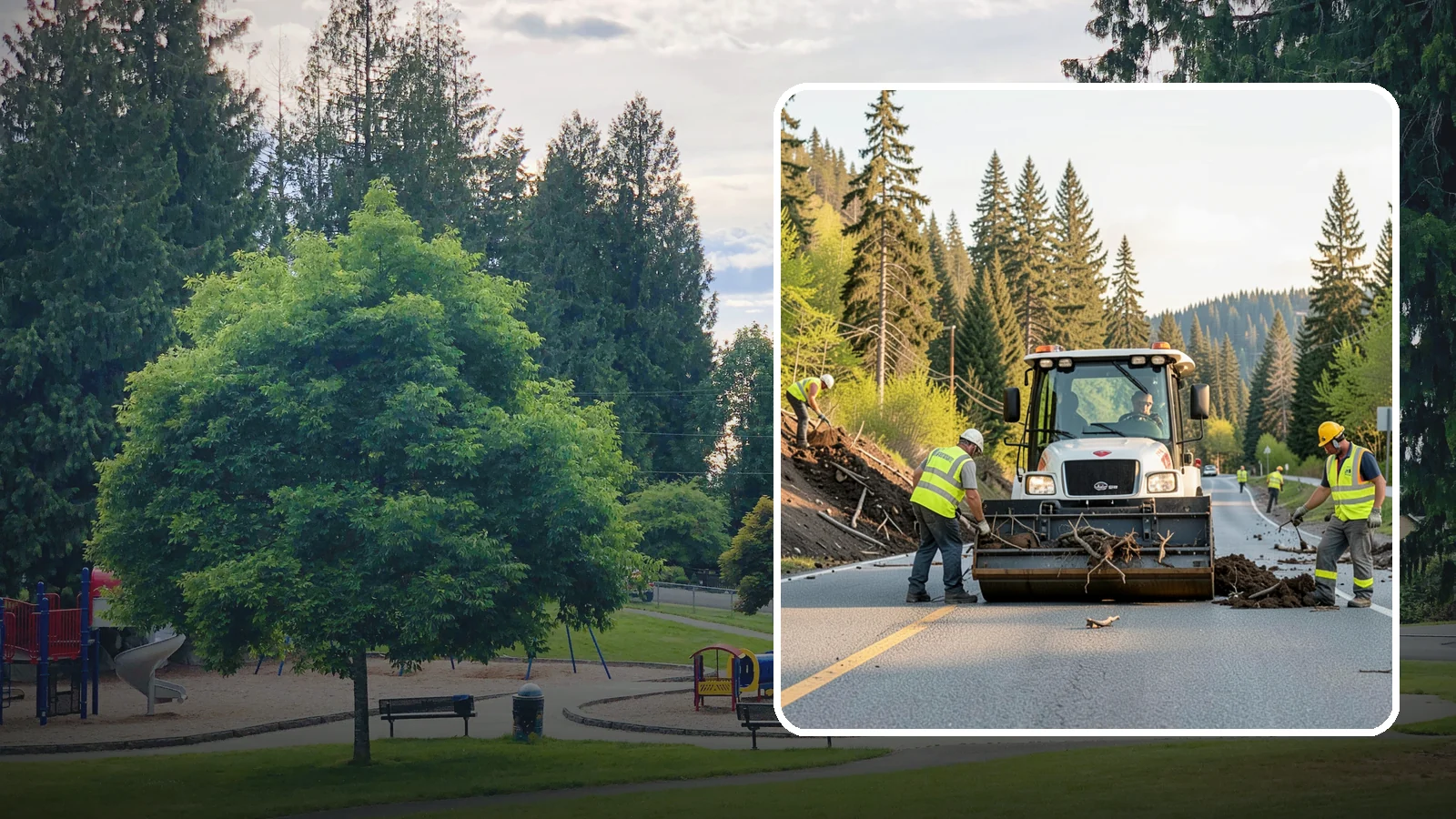 Landslide Debris Removal in Bonney Lake, Pierce County, WA - Safe removal of slide material from roads, trails, and public sites following slope failures in hillside communities.