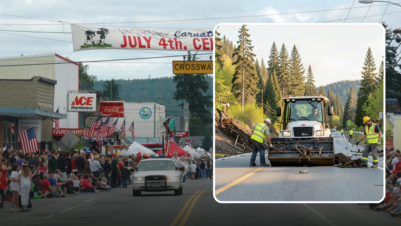 Landslide Debris Removal in Carnation, King County, WA - Safe removal of slide material from roads, trails, and public sites following slope failures in hillside communities.