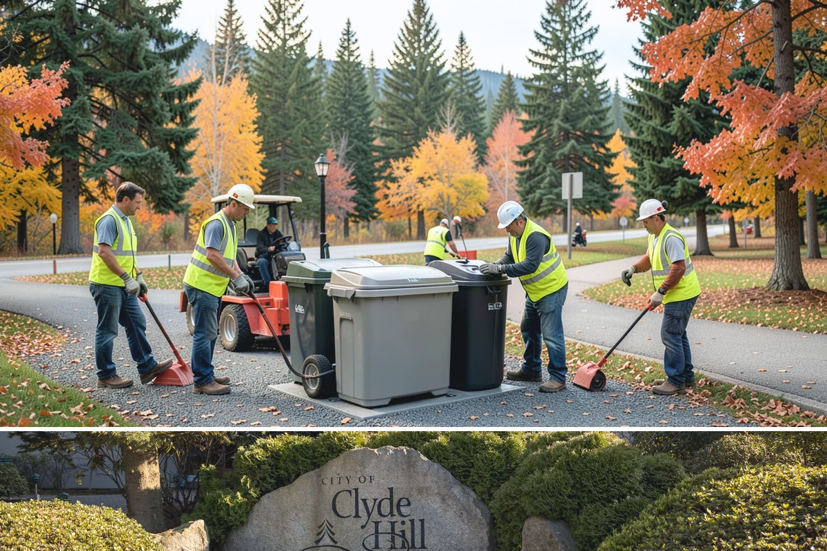 Landslide Debris Removal in Clyde Hill, King County, WA - Slide activity intensifies from December through March as prolonged rainfall saturates hillside soils across the region.