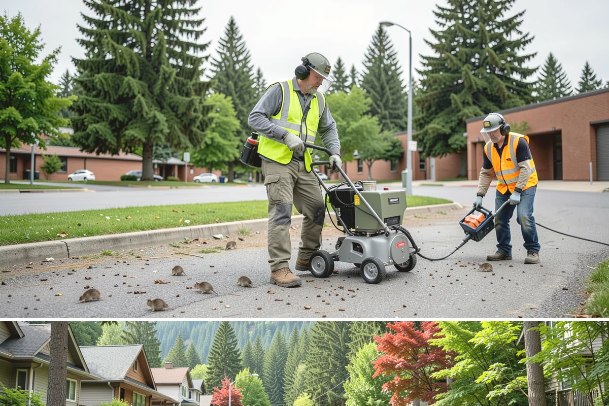 Landslide Debris Removal in Darrington, Snohomish County, WA - Slide activity intensifies from December through March as prolonged rainfall saturates hillside soils across the region.