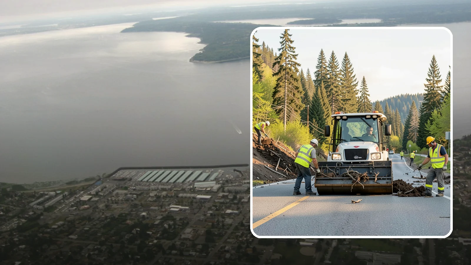Landslide Debris Removal in Des Moines, King County, WA - Safe removal of slide material from roads, trails, and public sites following slope failures in hillside communities.