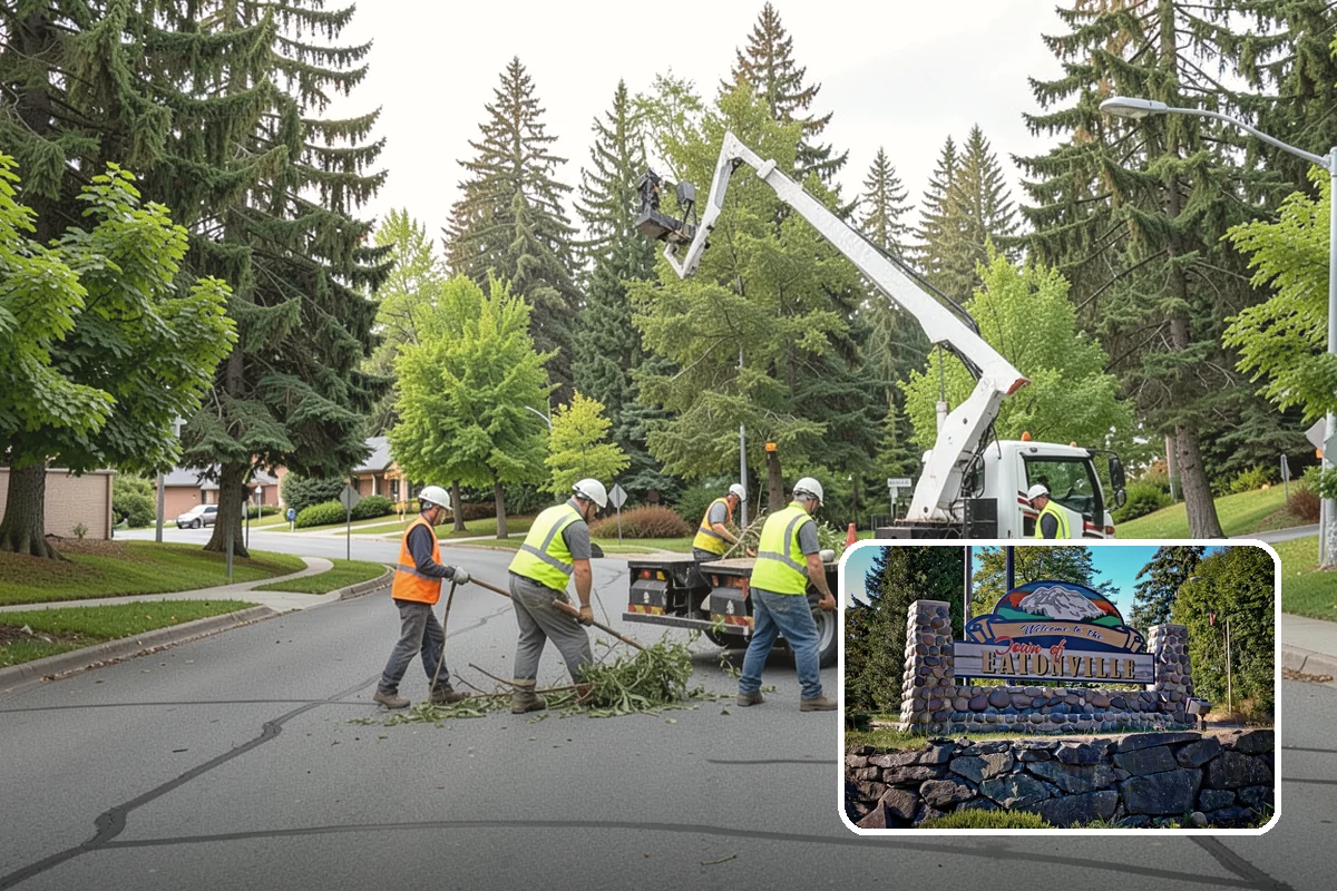 Landslide Debris Removal in Eatonville, Pierce County, WA - Reopens buried access routes with slope-instability precautions in place