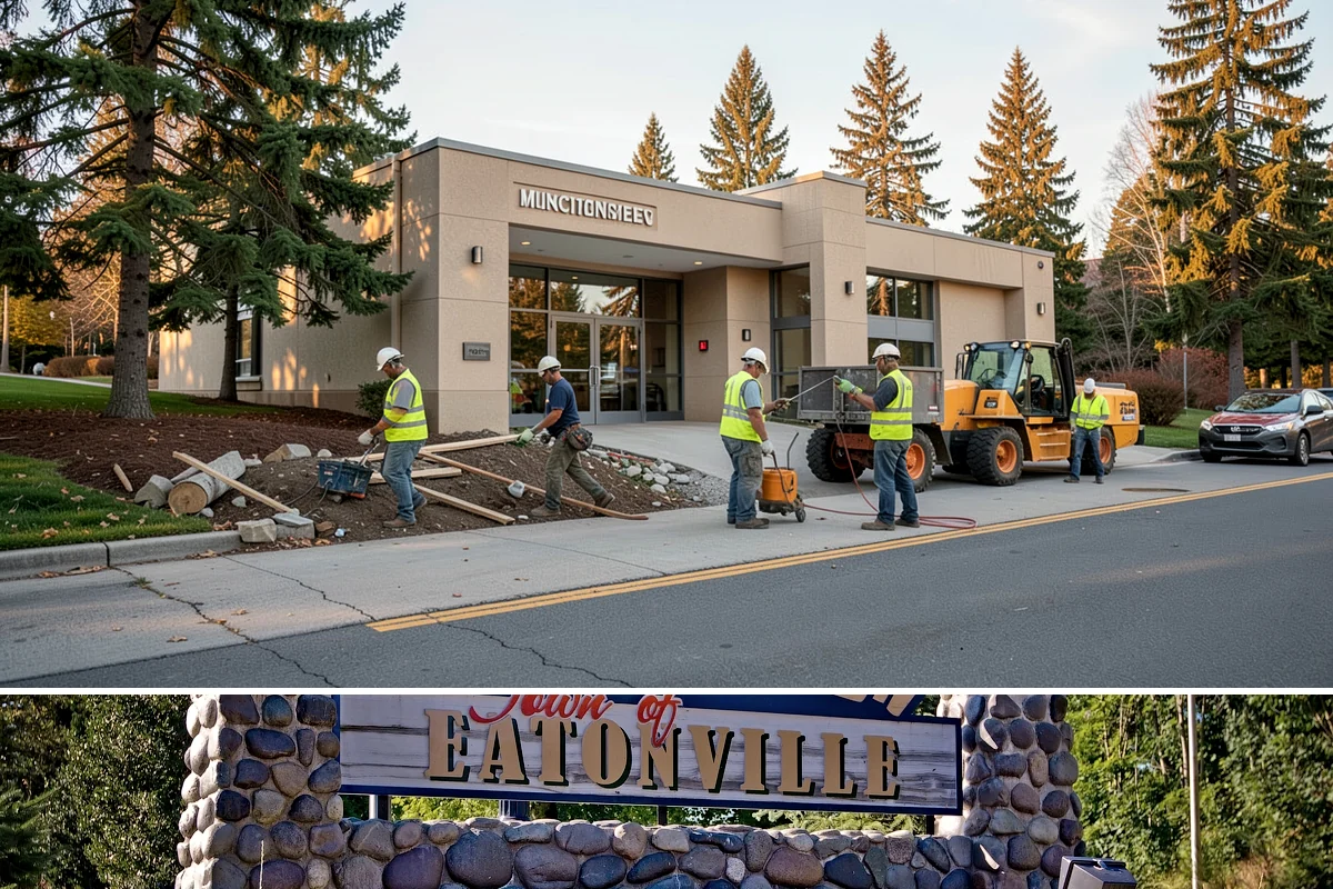 Landslide Debris Removal in Eatonville, Pierce County, WA - Slide activity intensifies from December through March as prolonged rainfall saturates hillside soils across the region.