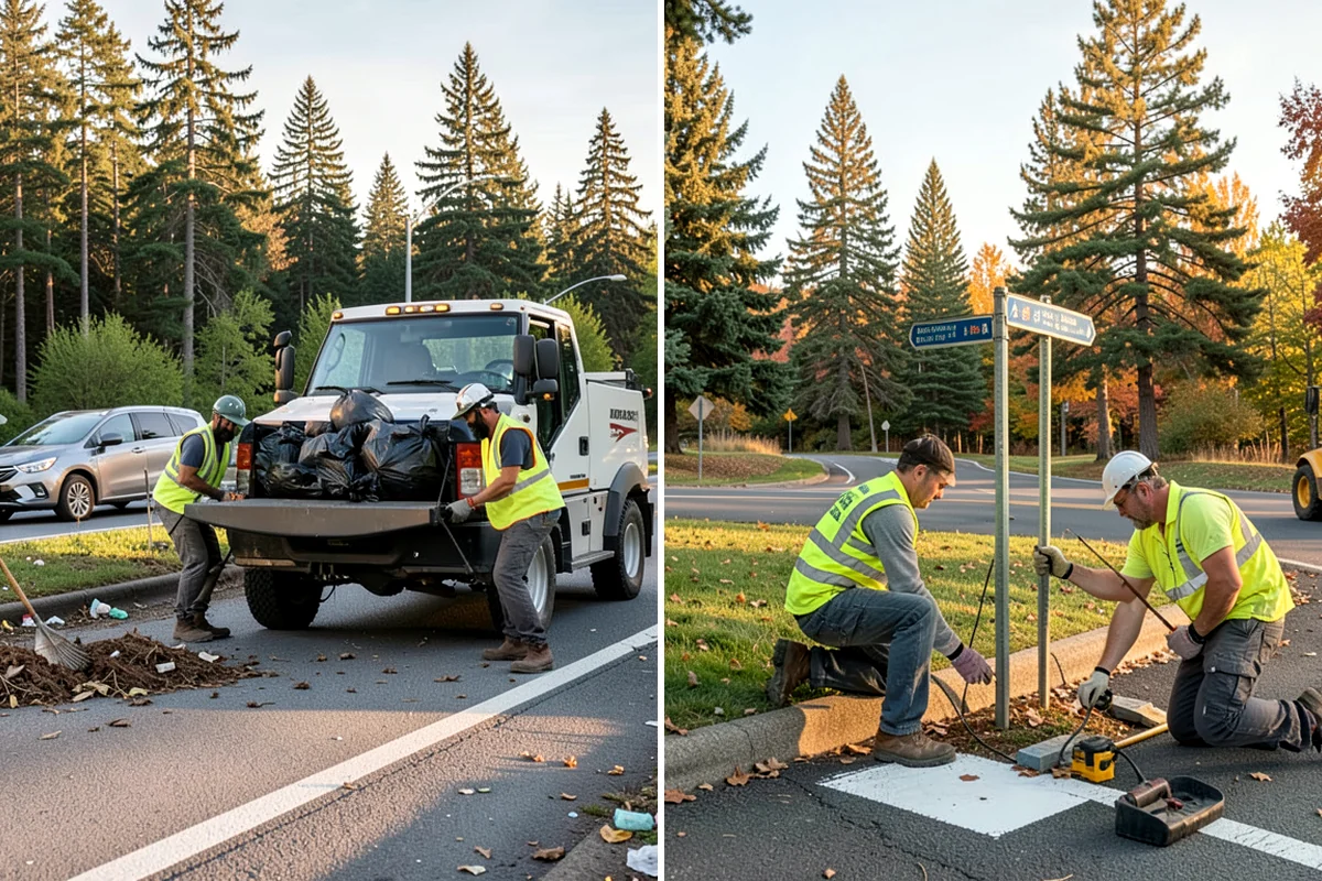 Landslide Debris Removal in Enumclaw, King County, WA - Coordinate with geotechnical and public works staff to confirm slope stability