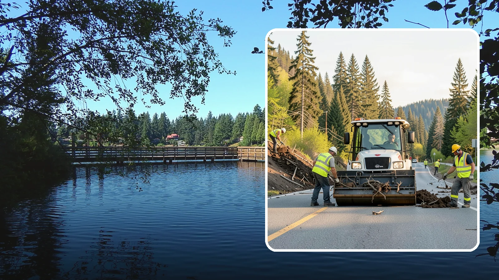 Landslide Debris Removal in Federal Way, King County, WA - Safe removal of slide material from roads, trails, and public sites following slope failures in hillside communities.