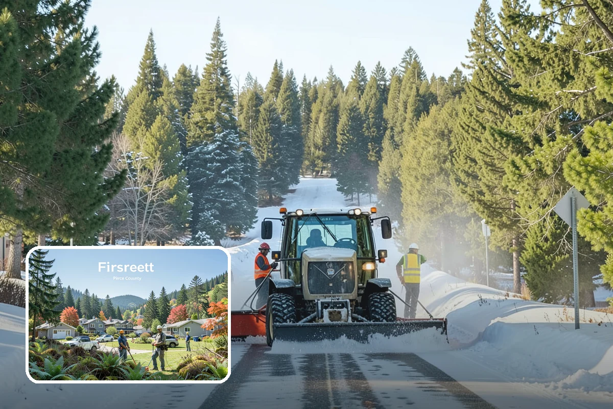Landslide Debris Removal in Fircrest, Pierce County, WA - Reopens buried access routes with slope-instability precautions in place