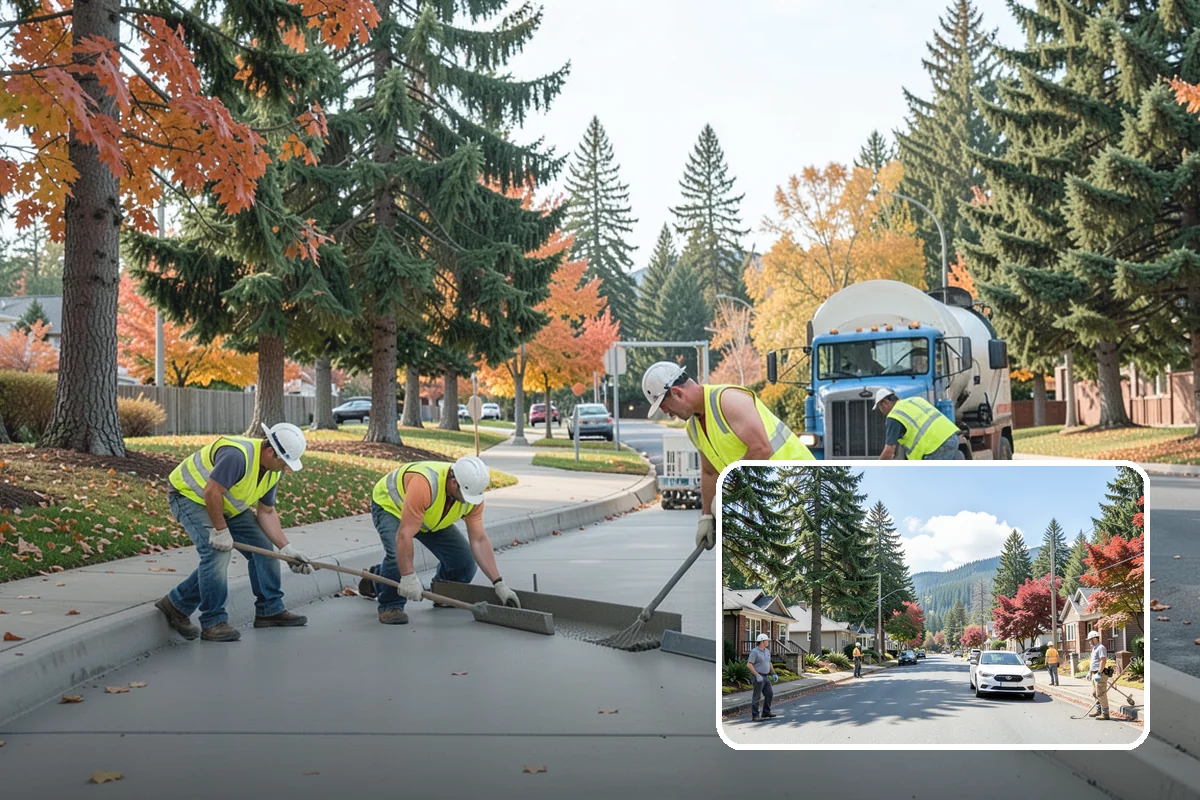 Landslide Debris Removal in Hunts Point, King County, WA - Reopens buried access routes with slope-instability precautions in place