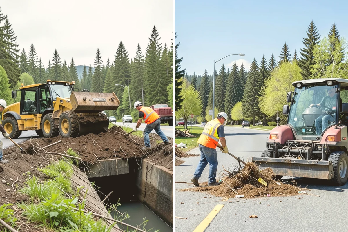 Landslide Debris Removal in Index, Snohomish County, WA - Coordinate with geotechnical and public works staff to confirm slope stability