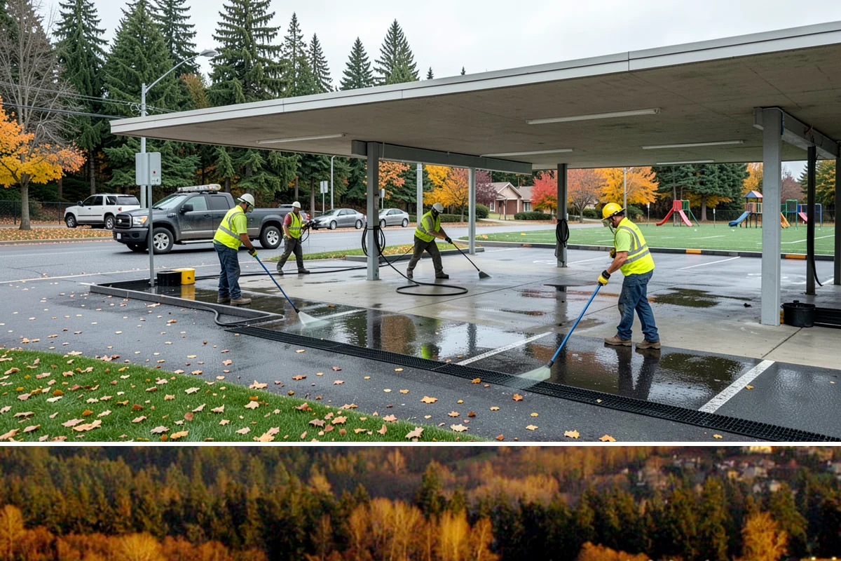 Landslide Debris Removal in Kenmore, King County, WA - Slide activity intensifies from December through March as prolonged rainfall saturates hillside soils across the region.
