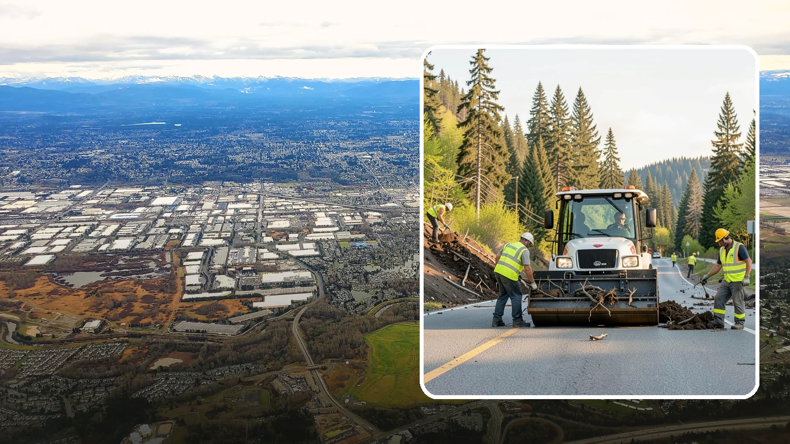 Landslide Debris Removal in Kent, King County, WA - Safe removal of slide material from roads, trails, and public sites following slope failures in hillside communities.