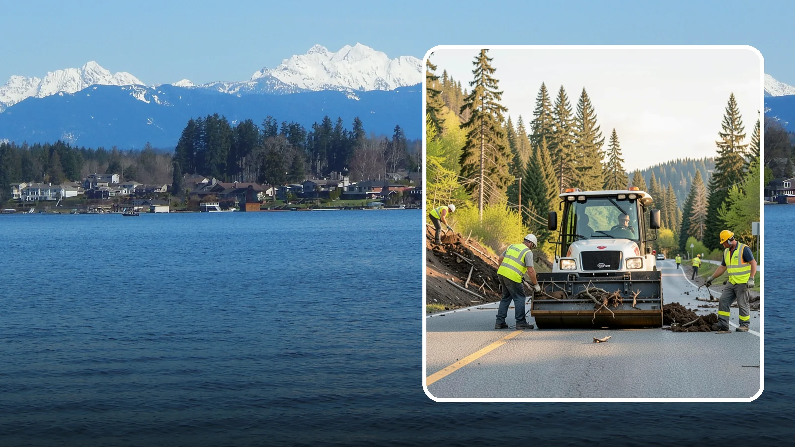 Landslide Debris Removal in Lake Stevens, Snohomish County, WA - Safe removal of slide material from roads, trails, and public sites following slope failures in hillside communities.