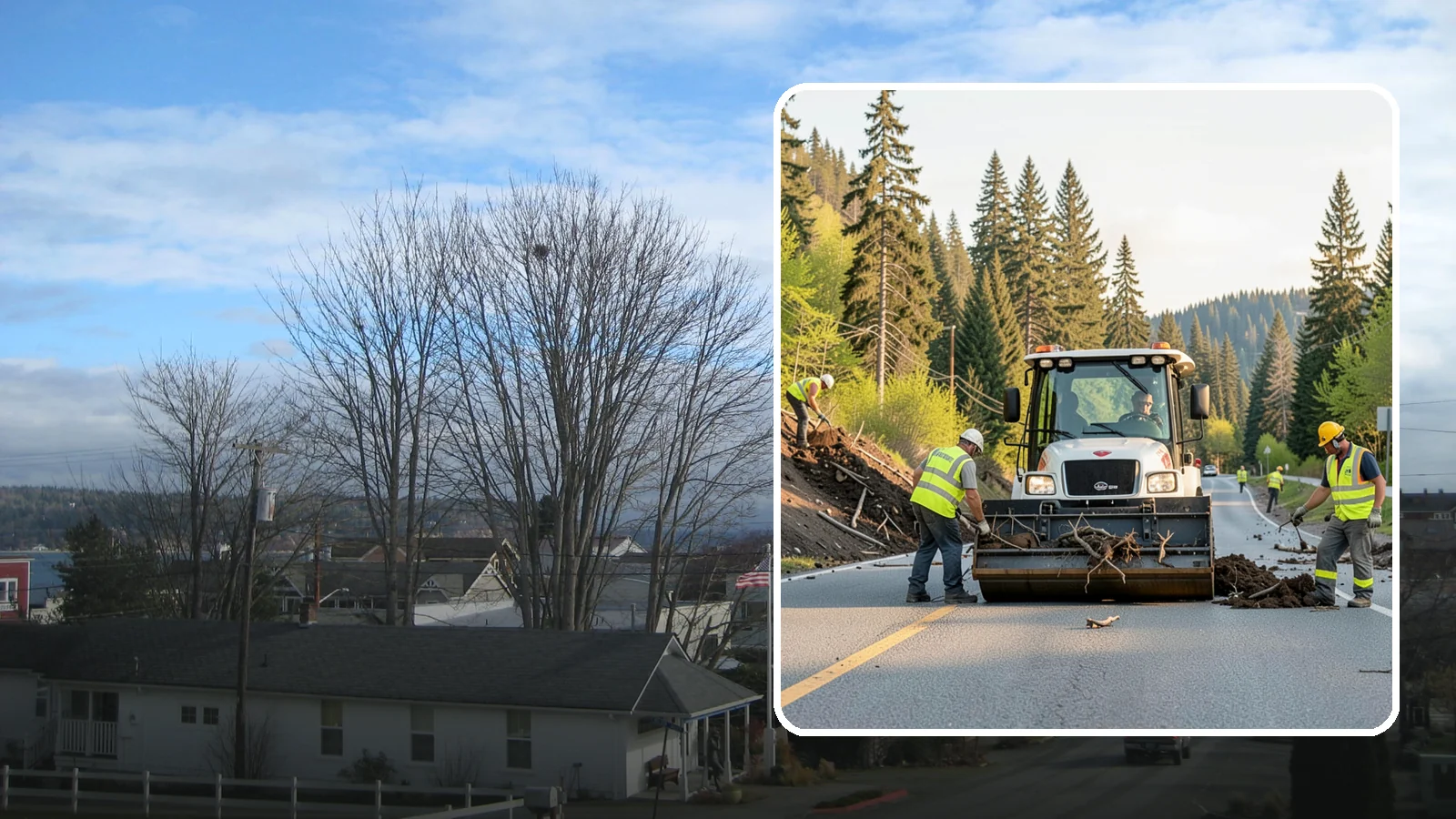 Landslide Debris Removal in Langley, Island County, WA - Safe removal of slide material from roads, trails, and public sites following slope failures in hillside communities.