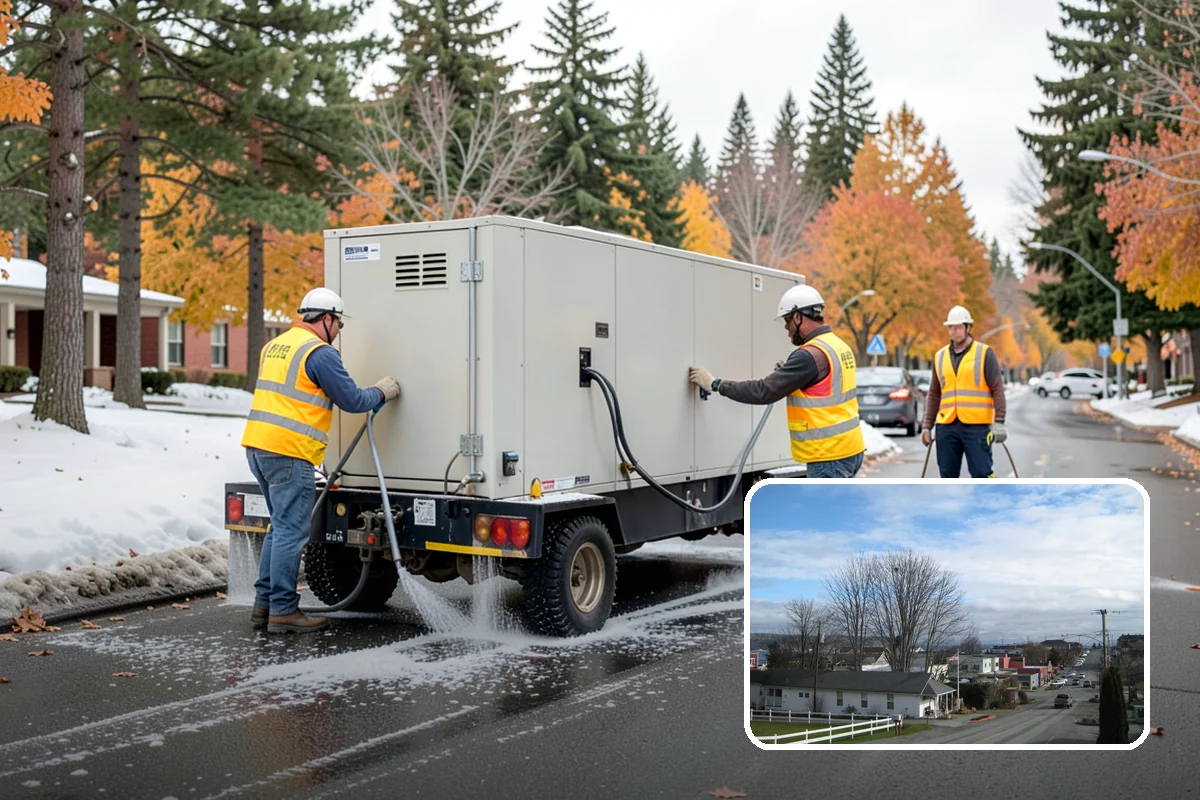Landslide Debris Removal in Langley, Island County, WA - Reopens buried access routes with slope-instability precautions in place