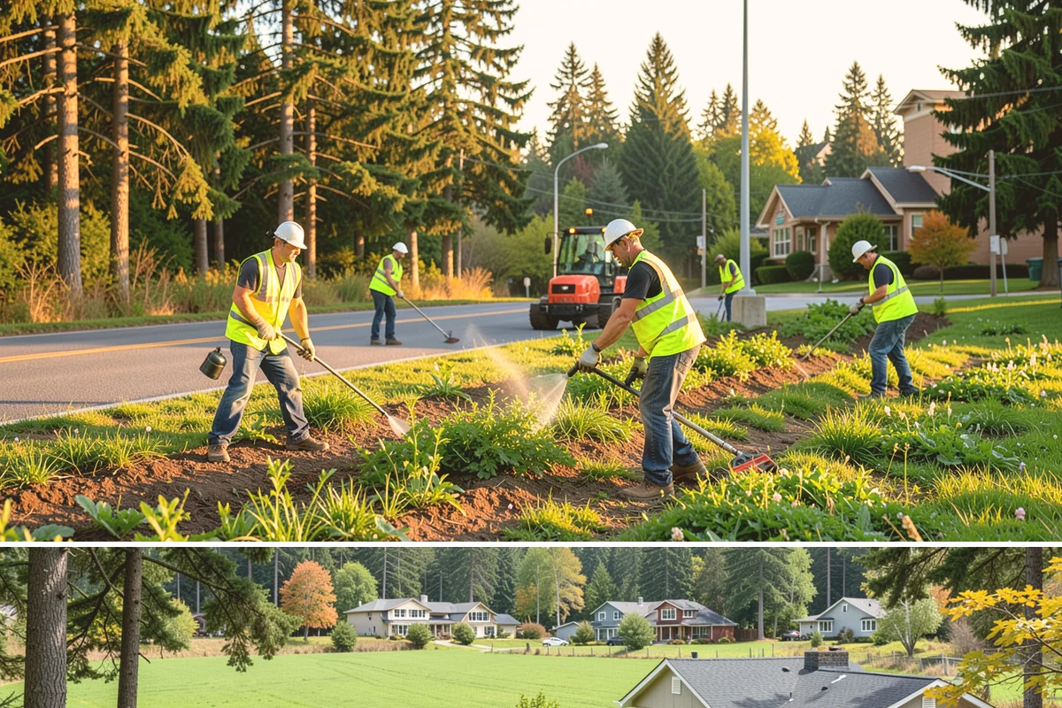 Landslide Debris Removal in Lyman, Skagit County, WA - Slide activity intensifies from December through March as prolonged rainfall saturates hillside soils across the region.