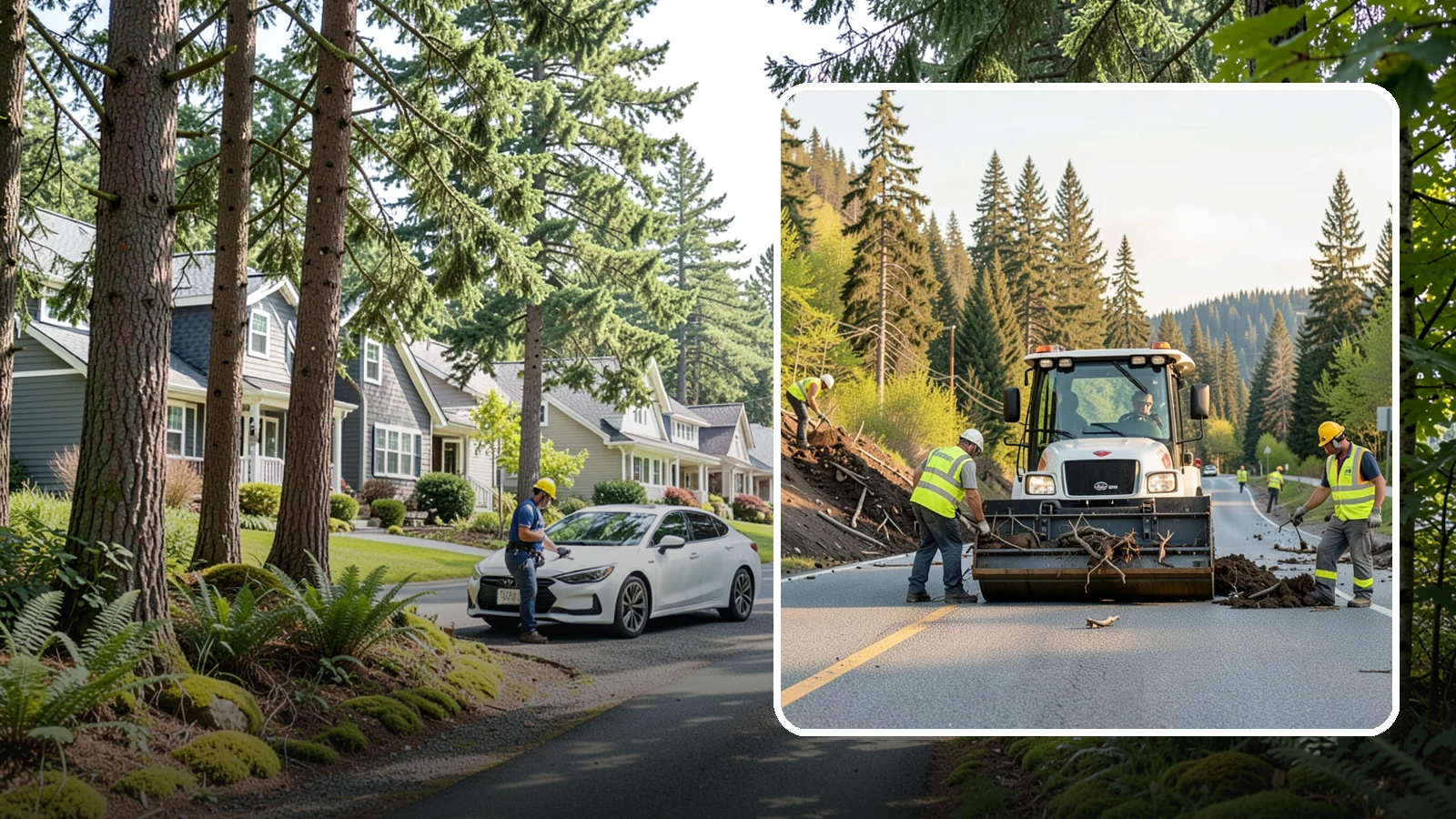 Landslide Debris Removal in Normandy Park, King County, WA - Safe removal of slide material from roads, trails, and public sites following slope failures in hillside communities.