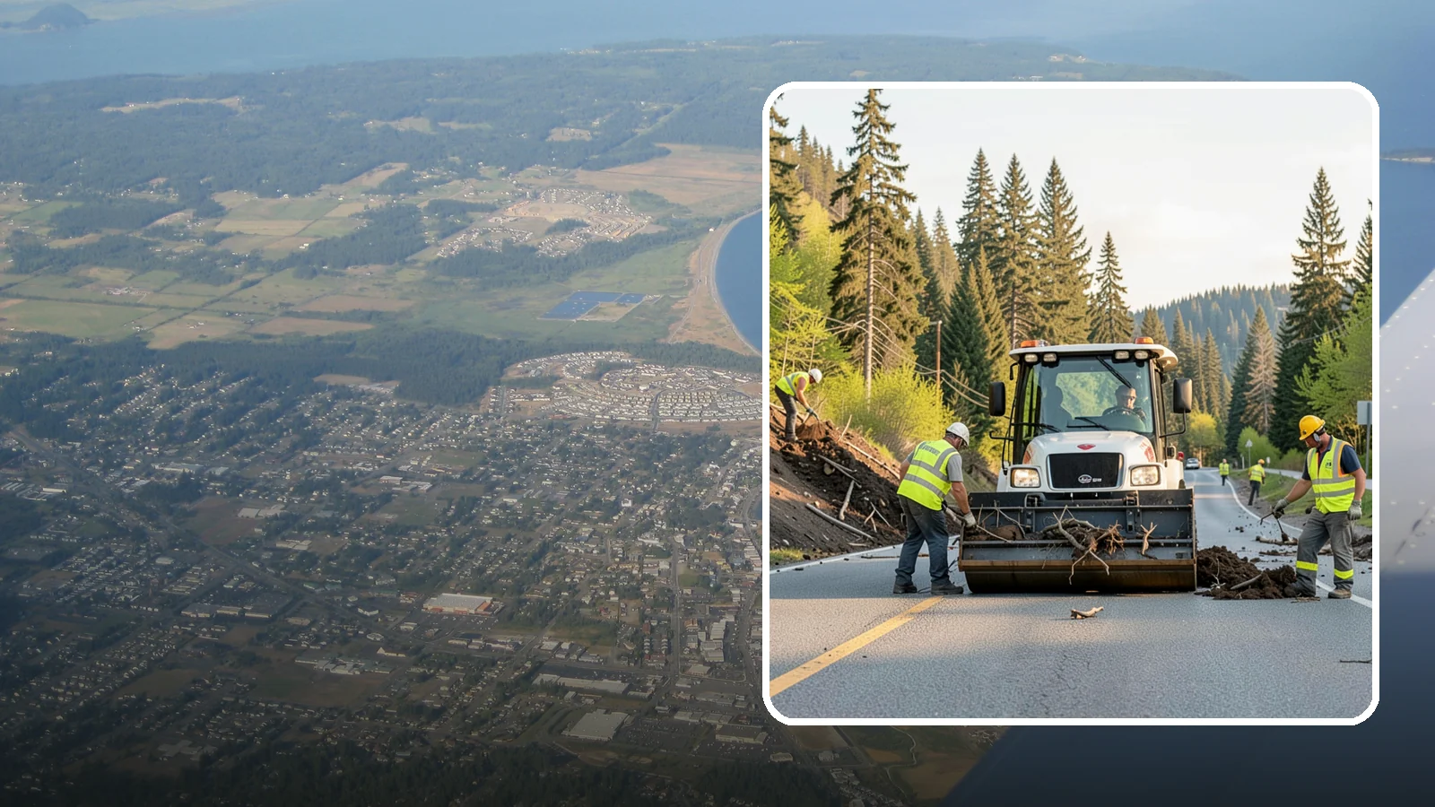 Landslide Debris Removal in Oak Harbor, Island County, WA - Safe removal of slide material from roads, trails, and public sites following slope failures in hillside communities.